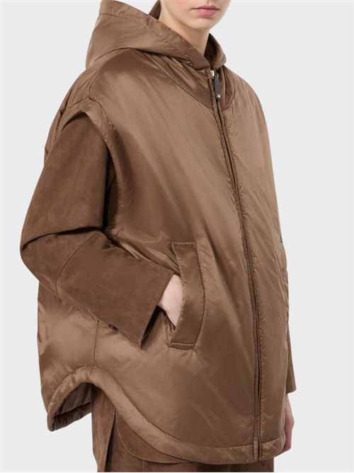 Oversized hooded padded vest MAX MARA THE CUBE | 2629296034600020